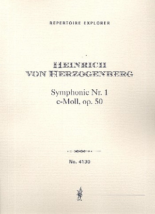 Heinrich von Herzogenberg - Symphony No. 1 in C minor, Op. 50