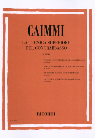 Caimmi Italo - Tecnica Superiore Del Cb. 20 Studi