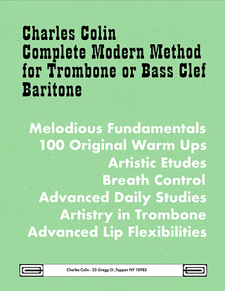 Charles Colin - Complete Modern Method for Trombone