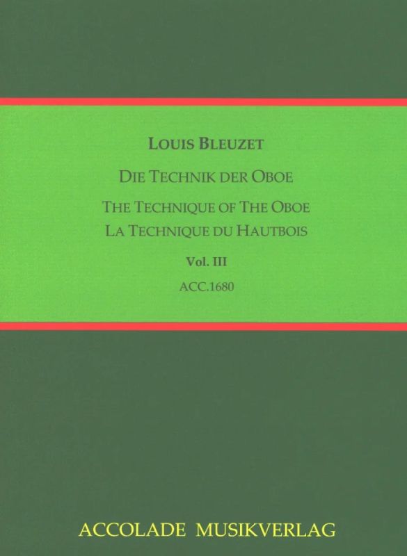 Louis Bleuzet - Die Technik der Oboe 3