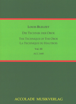 Louis Bleuzet: Die Technik der Oboe 3