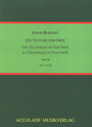 Louis Bleuzet: Die Technik der Oboe 2
