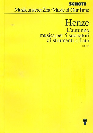 Hans Werner Henze - L'autunno (1977)