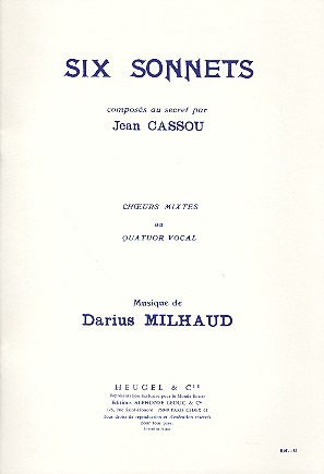 Darius Milhaud - Six Sonnets