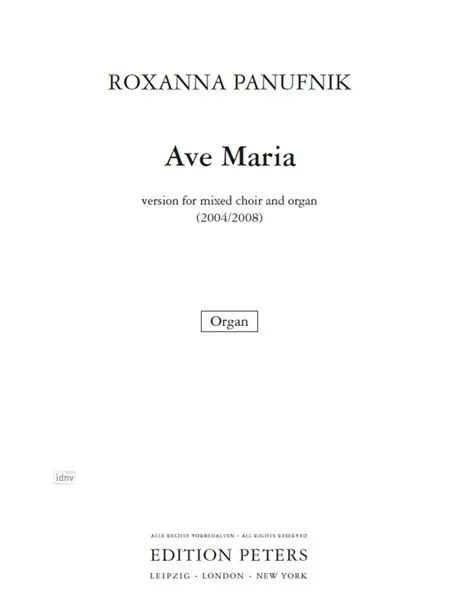 Roxanna Panufnik - Ave Maria