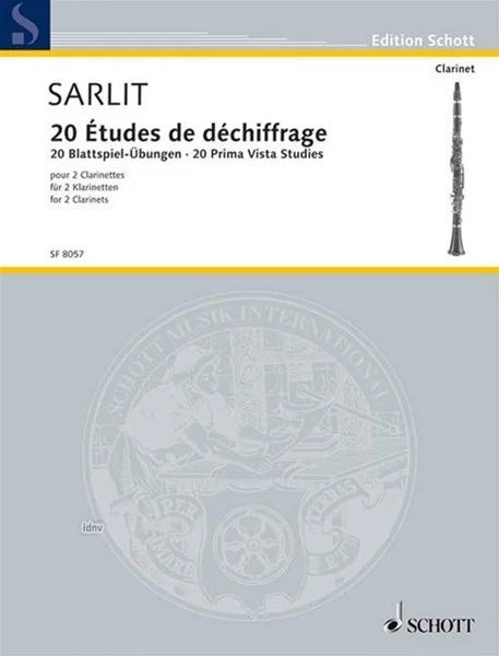 Sarlit Henri - 20 Études de déchiffrage