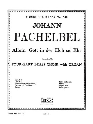 Johann Pachelbel - Allein Gott In Der Höh