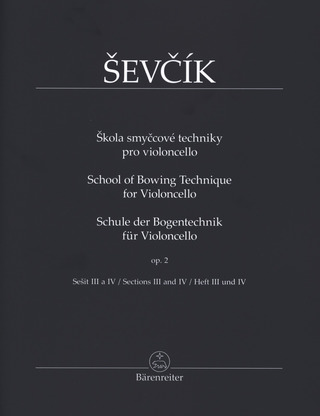 Otakar Ševčík - Schule der Bogentechnik III und IV