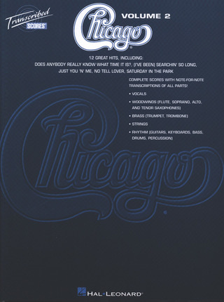Chicago - Transcribed Scores 2