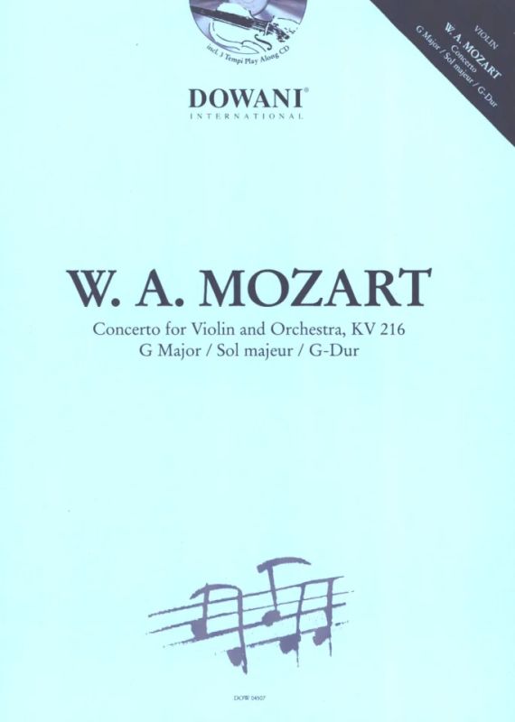 Wolfgang Amadeus Mozart - Konzert für Violine und Orchester KV 216 in G-Dur