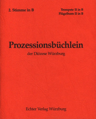 Prozessionsbüchlein der Diözese Würzburg zum alten GL