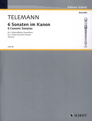 Georg Philipp Telemann - 6 kanonische Sonaten