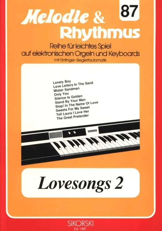 Melodie & Rhythmus, Heft 87: Lovesongs 2
