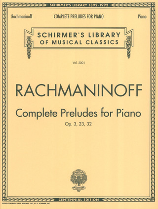 Sergei Rachmaninoff: Complete Preludes for Piano
