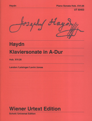 Joseph Haydn - Klaviersonate A-Dur Hob XVI:26
