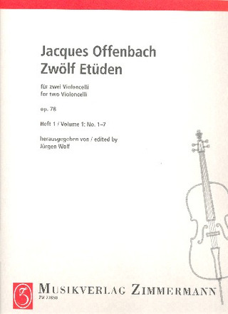 Jacques Offenbach - Twelve Etudes op. 78 Volume 1