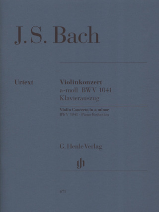 Johann Sebastian Bach - Concerto pour violon en la mineur BWV 1041