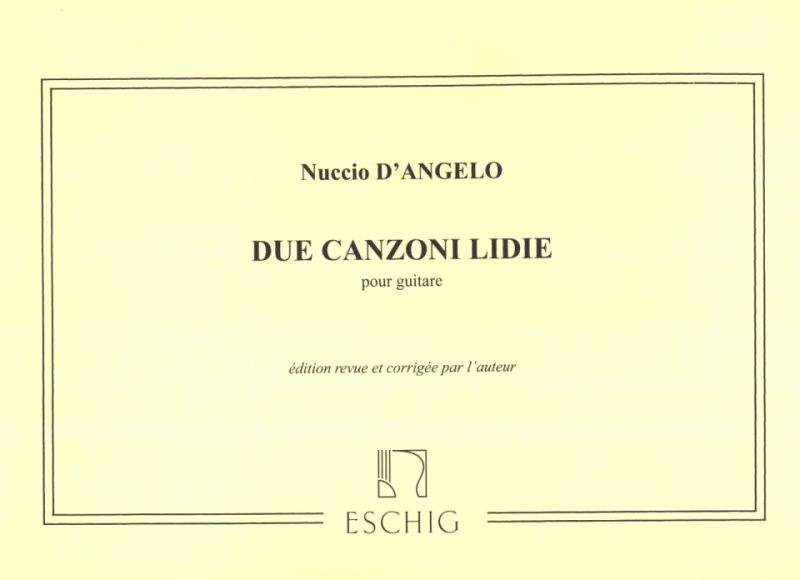 Nuccio D'Angelo - Due Canzoni Lidie