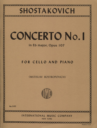 Dmitri Schostakowitsch - Konzert 1 Es-Dur Op 107 - Vc Orch