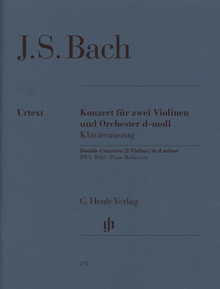 Johann Sebastian Bach - Konzert für zwei Violinen und Orchester d-Moll BWV 1043