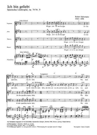 Robert Schumann: Ich bin geliebt A-Dur op. 74, 9 (1849)