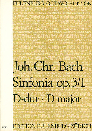 Johann Christian Bach - Sinfonia D-Dur op. 3/1