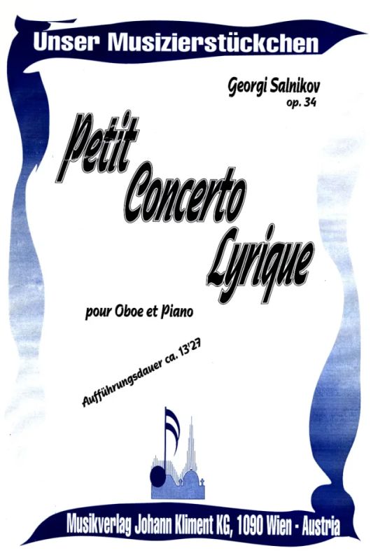 Salnikov Georgi - Petit Concerto Lyrique Op 34