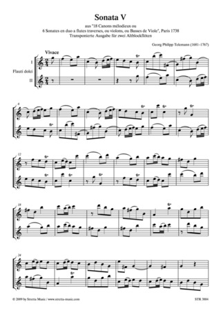 Georg Philipp Telemann: Sonata V