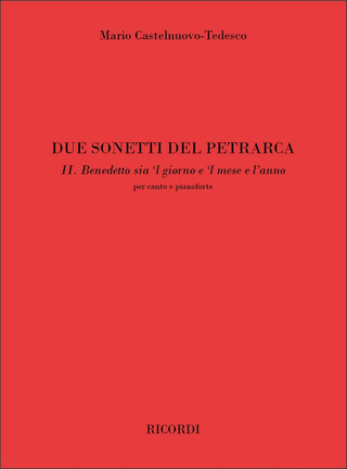 Mario Castelnuovo-Tedesco - Due sonetti del Petrarca