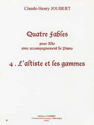 Claude-Henry Joubert - Fables (4) n°4 L'Altiste et les gammes