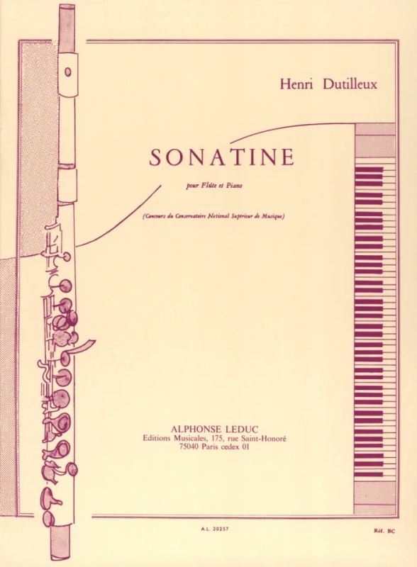 Henri Dutilleux - Sonatine