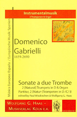 Domenico Gabrielli - Sonate A Due Trombe