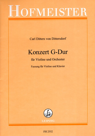 Carl Ditters von Dittersdorf - Konzert G-Dur für Violine und Orchester