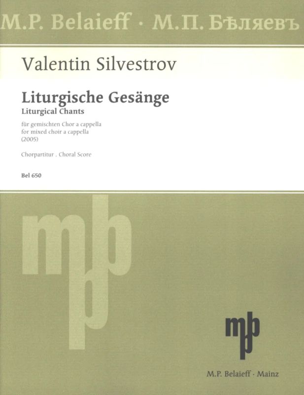Valentin Silvestrov - Liturgical Chants