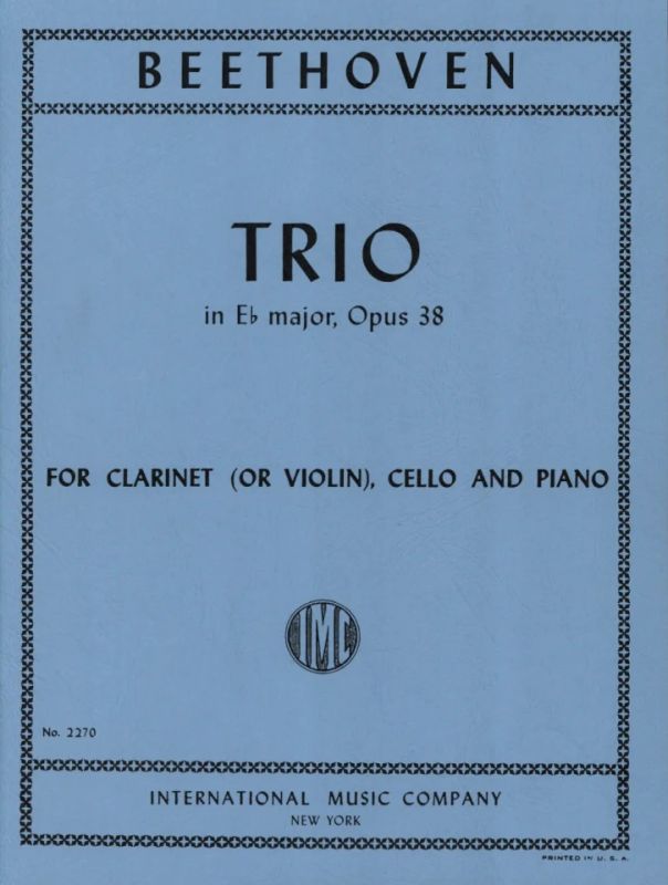 Ludwig van Beethoven - Trio Op. 38 Mi B