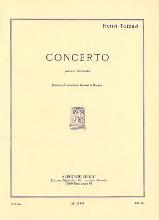 Henri Tomasi - Concerto For Horn And Orchestra