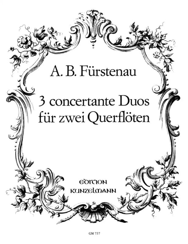 Anton Bernhard Fürstenau - Drei Duos für 2 Flöten