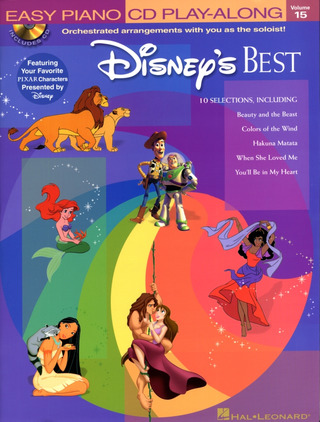 Easy Piano Cd Play Along: Disney S Best Pf Book/Cd