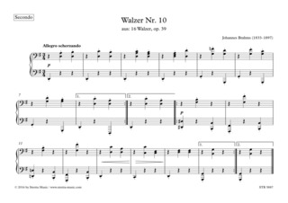 Johannes Brahms - Walzer Nr. 10