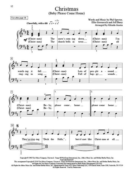 Christmas Piano Solos 1