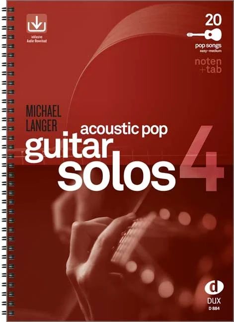 Musica matita 9783868492705 Acoustic POP Guitar Solos 3-con CD 