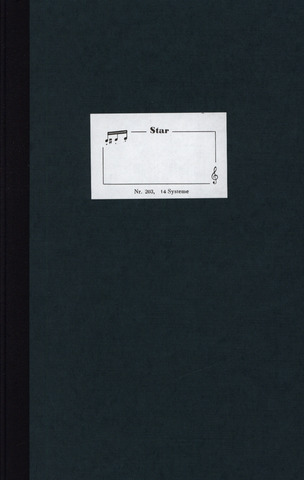 Notenbuch Oktav Format Hoch 17x27 Handgebunden