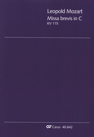 Leopold Mozart - Missa brevis in C KV 115