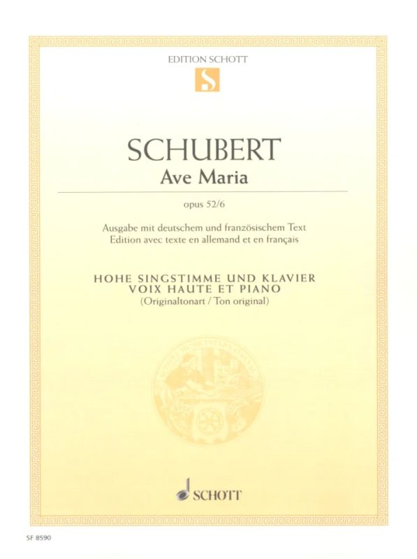 Franz Schubert - Ave Maria  B-Dur op. 52/6