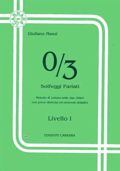 Giuliano Manzi - 0/3 Solfeggi Parlati 1