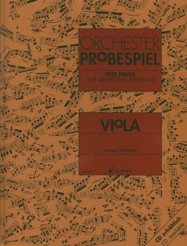 Tests Pieces for Orchestral Auditions – Viola