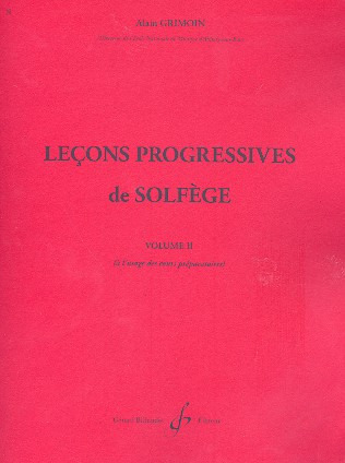 Alain Grimoin - 32 Leçons Progressives de Solfège
