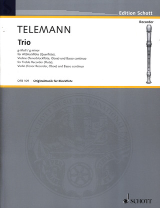 Georg Philipp Telemann: Trio  g-Moll