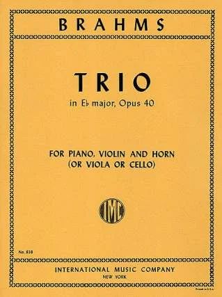 Johannes Brahms - Trio Op. 40 Mi B