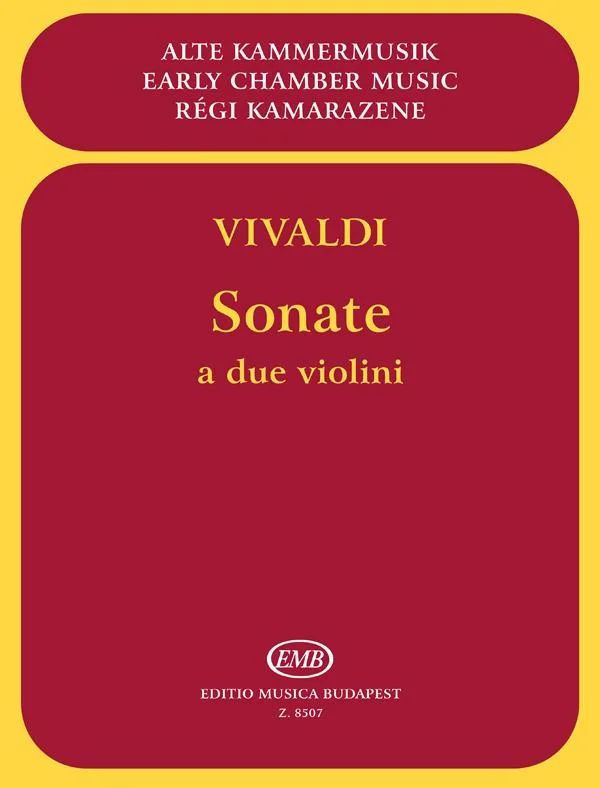 Antonio Vivaldi - 4 Sonatas for 2 Violins (RV 68, 70, 71, 77)